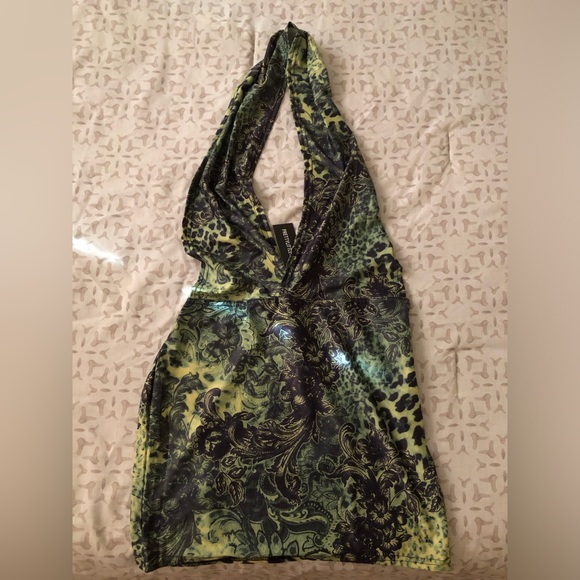 PLT Green Halter Dress - Picture 3 of 3